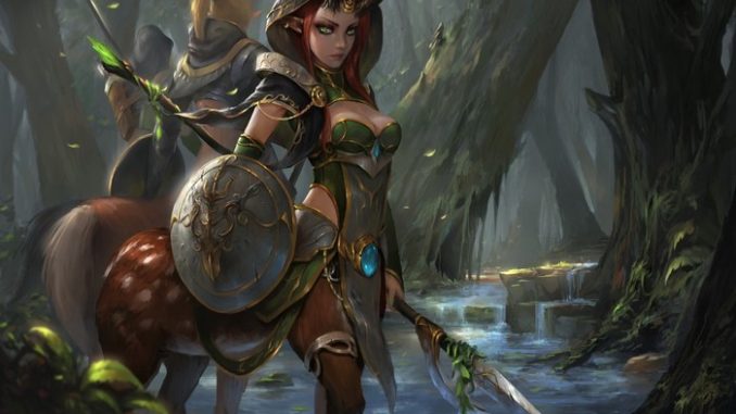818656-Enchantress-DOTA-2-Supernatural-beings-Shield-Spear